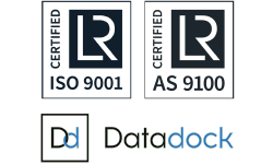 Certifications ISO 9001 - AS 9100 - DataDock 