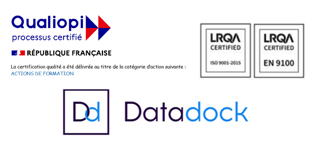 Certifications ISO 9001 - AS 9100 - DataDock 